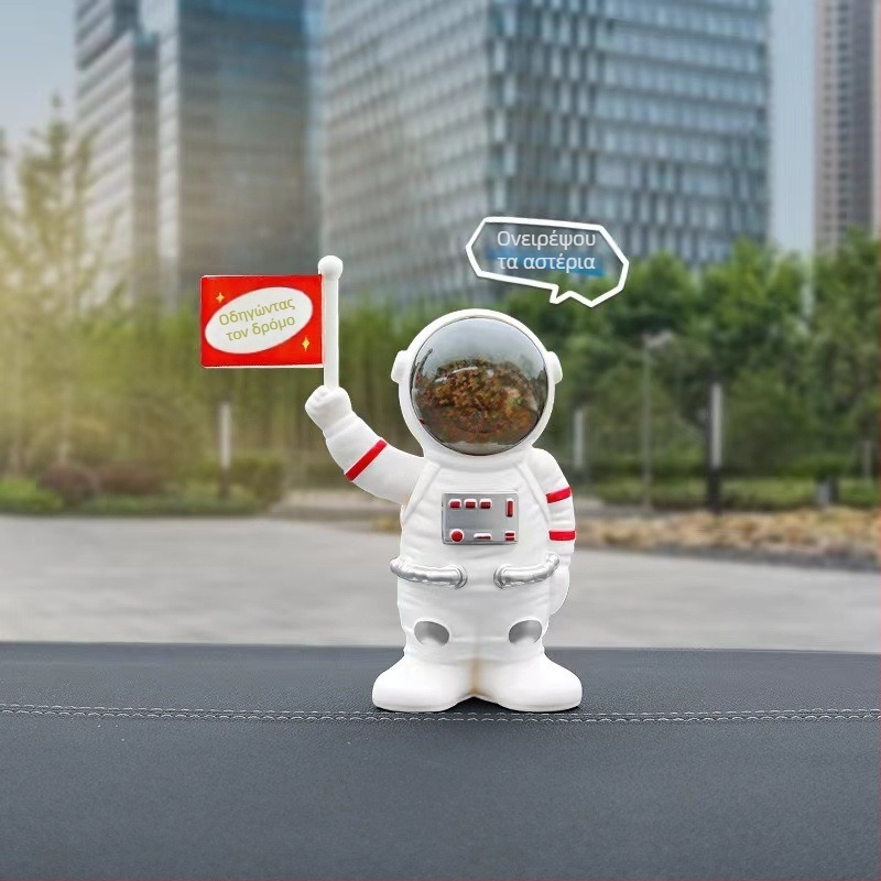 Διακοσμητικό αυτοκινήτου με αστροναύτη – Πλαστικό, κινεζικού παραδοσιακού στυλ, διακόσμηση, χωρίς εξατομίκευση