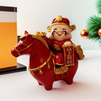 Χειροποίητη διακοσμητική φιγούρα από ρητίνη, Νέος Κινέζικος Στυλ, καρτούν мотив, κατάλληλη για σπίτι, γραφείο και αυτοκίνητο – Ziyang