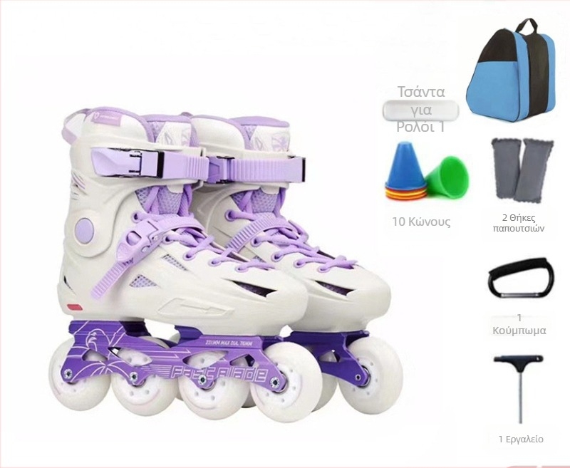 Flying Eagle ρόλερ σκέιτς - PU πλέγμα επάνω, PE σόλα, τροχοί μονής σειράς, PU τροχοί με υψηλό rebound, unisex