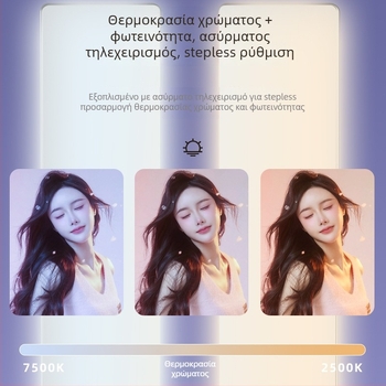 Στήριγμα φωτισμού ζωντανής μετάδοσης με τρεις θερμοκρασίες χρώματος – ισχύς 10–50W, 220V, χειροκίνητη χρήση