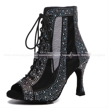 Γυναικείες παπούτσια χορού λατιν – ελαφριά, ανθεκτικά στη φθορά, απορροφούν τον ιδρώτα; κατάλληλα για σύγχρονο και λατινικό χορό