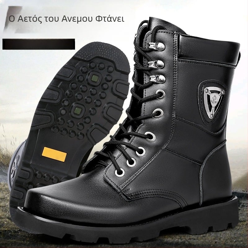 Αδιάβροχα μποτάκια μάχης, Qiangren, unisex για ενήλικες, ορειβατικά στρατιωτικού στυλ για τρέξιμο