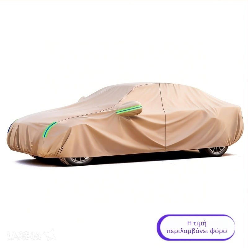 Κάλυμμα αυτοκινήτου – πλήρης κάλυψη, παχύτερο βαμβακερό φλανέλ, μόνωση, προστασία από ήλιο και βροχή για ειδικά μοντέλα αυτοκινήτων