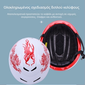 Griceslide Κράνος για Roller Skating – Unisex, Κέλυφος PC+EPS για Speed Skating