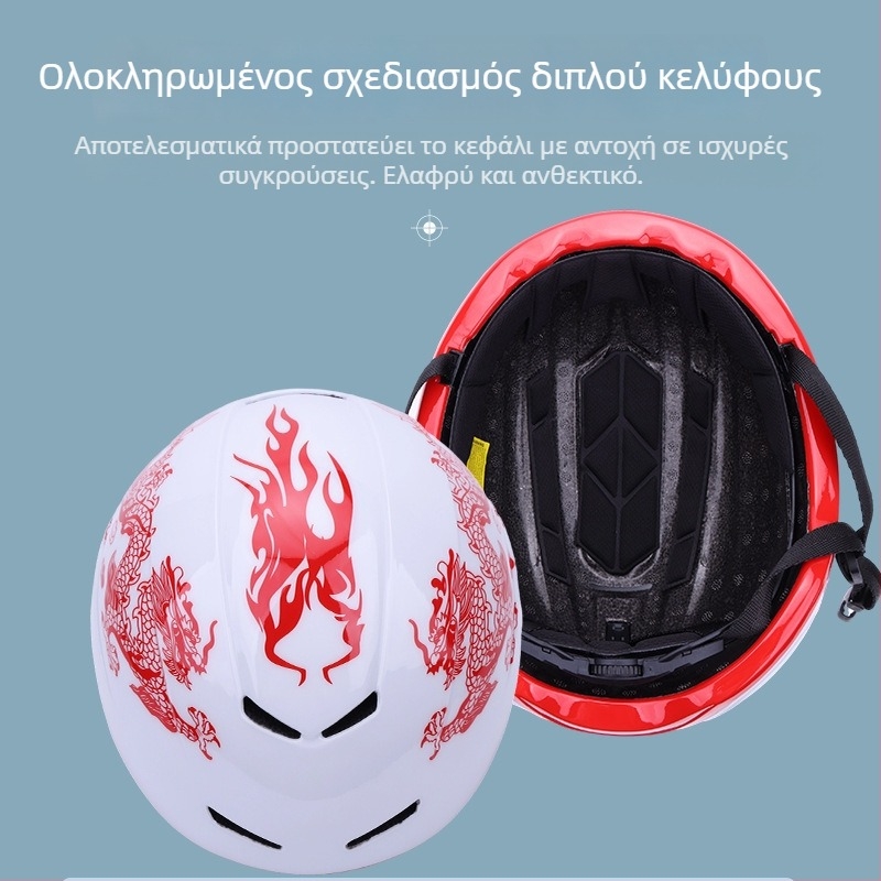 Griceslide Κράνος για Roller Skating – Unisex, Κέλυφος PC+EPS για Speed Skating