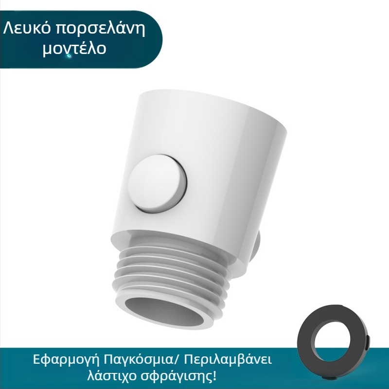 Lin Han χρωμιωμένη κεφαλή ντους με γωνιακή βαλβίνα, περιστρεφόμενη εγκατάσταση, στρογγυλός σχεδιασμός, μοντέρνος μινιμαλισμός, προσαρμοσμένη επεξεργασία