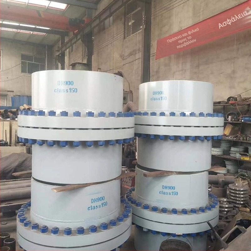 Μονωμένος φλαντζικός σύνδεσμος για αγωγούς πετρελαίου-αερίου, μονολιθικός από ανοξείδωτο χάλυβα, αξονικός τύπος με συγκόλληση, καλή ελαστικότητα