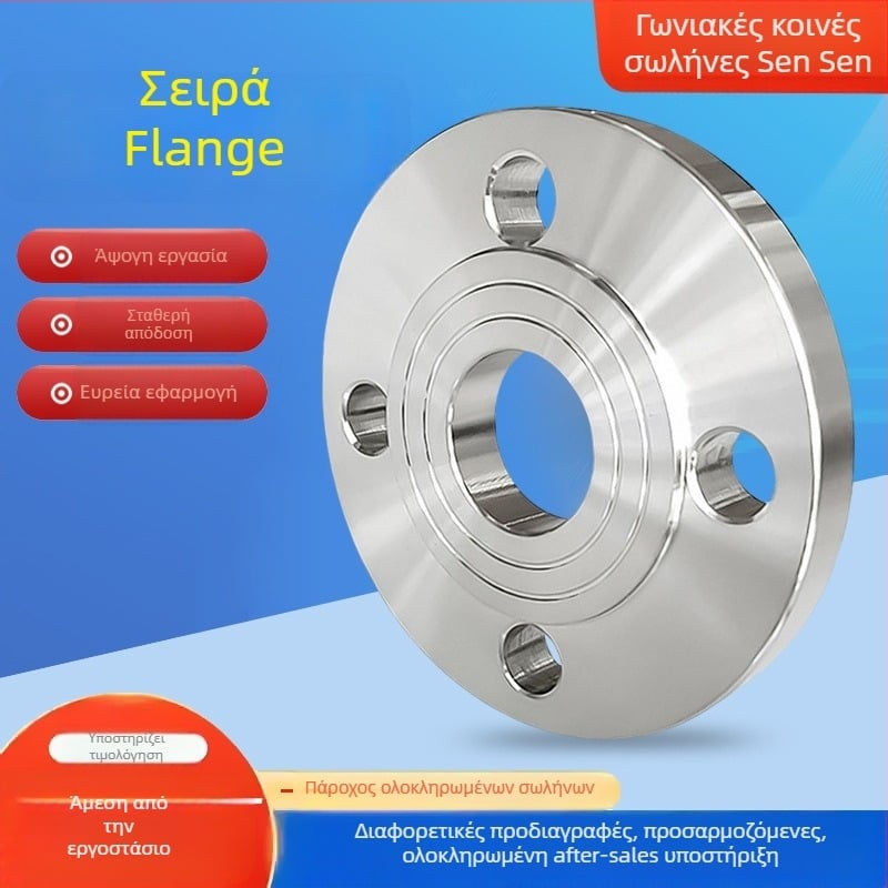 Σφυρήλατη φλάντζα από ανοξείδωτο χάλυβα, πλάγιος τύπος, συγκολλητική σύνδεση, PN10, ανθεκτικό στη διάβρωση
