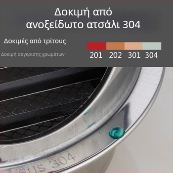Κάλυμμα σωλήνα από ανοξείδωτο ατσάλι, εξαεριστικό, τοιχώματα 0,4 mm, αδιάβροχο
