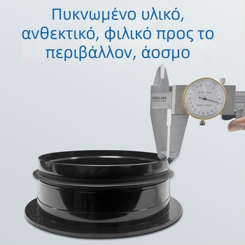 PVC φλαντζικός σύνδεσμος για αγωγούς εξαερισμού, σύνδεση με βίδες, υψηλή αντίσταση σε πίεση, μοντέλο 110/160