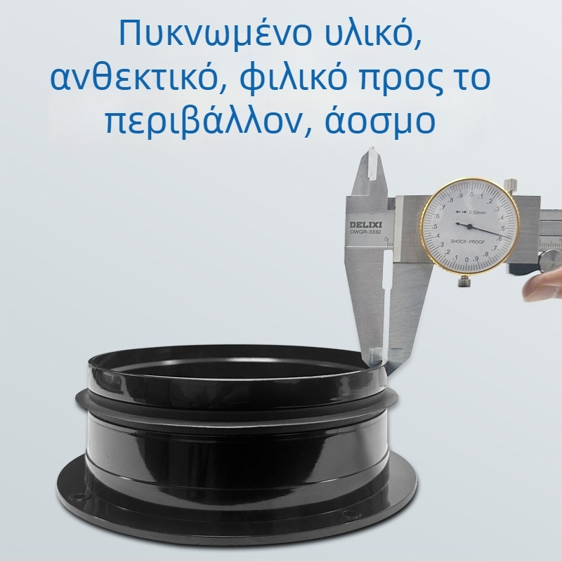 PVC φλαντζικός σύνδεσμος για αγωγούς εξαερισμού, σύνδεση με βίδες, υψηλή αντίσταση σε πίεση, μοντέλο 110/160