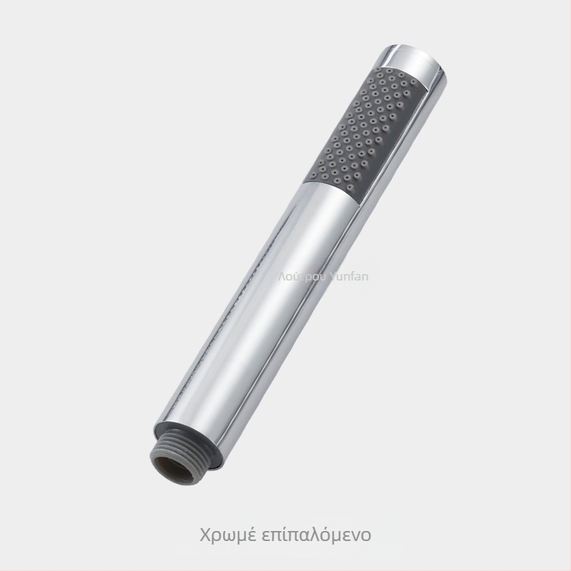 Χειροκίνητη κεφαλή ντους από χαλκό, κυλινδρικού σχήματος, λειτουργία βροχής, μοντέλο C-117, επιχρωμιωμένη επίστρωση