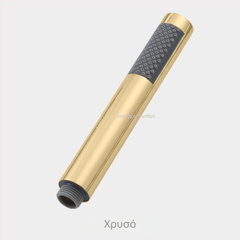 Χειροκίνητη κεφαλή ντους από χαλκό, κυλινδρικού σχήματος, λειτουργία βροχής, μοντέλο C-117, επιχρωμιωμένη επίστρωση