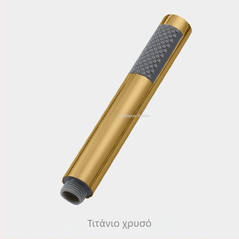 Χειροκίνητη κεφαλή ντους από χαλκό, κυλινδρικού σχήματος, λειτουργία βροχής, μοντέλο C-117, επιχρωμιωμένη επίστρωση