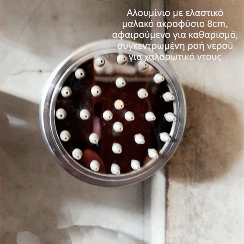 Κεφαλή ντους από ανοξείδωτο χάλυβα 304, τοίχο-εγκατάσταση, λειτουργία βροχής, εξοικονόμηση νερού, ηλεκτροπλατιωμένο φινίρισμα, κινεζικού στυλ