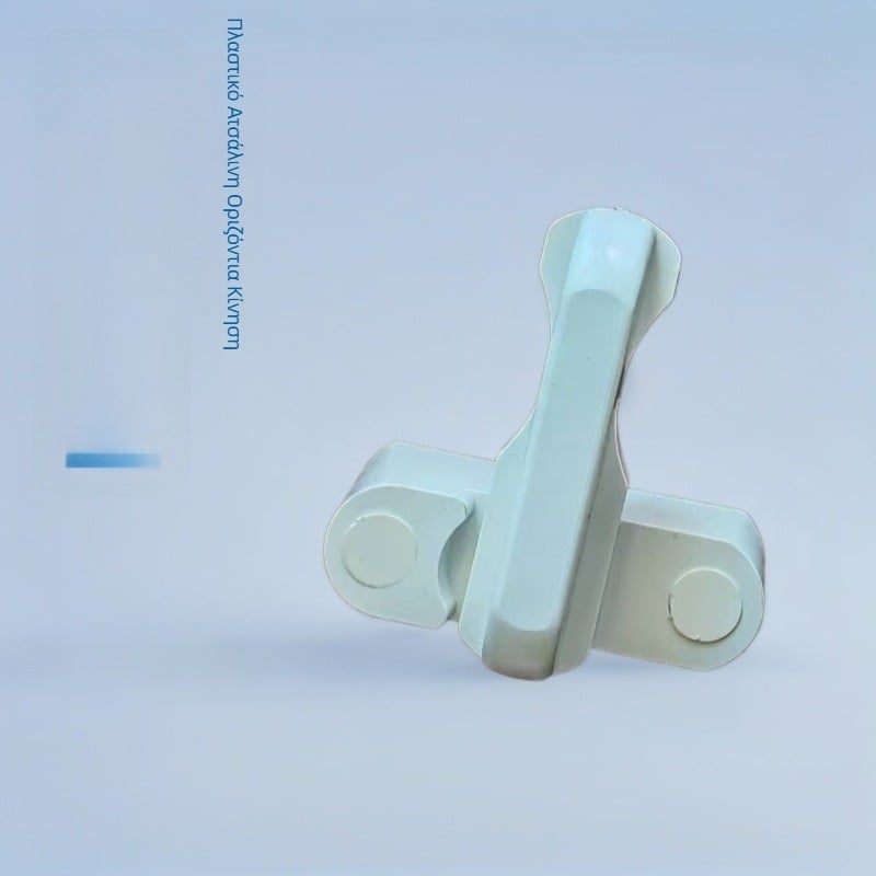 Κλειδαριά Τ για κουφώματα, κατασκευή από πλαστικό-μέταλλο, αντικλοπής, μοντέρνος μινιμαλιστικός σχεδιασμός