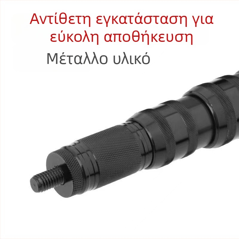 Αλουμινίου εξάρτημα για πόλο σκηνής με βιδωτό συνδετήρα για στήριξη πόλου σκηνής