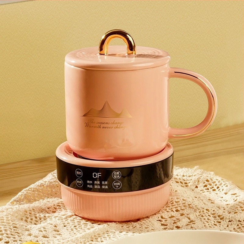 Μίνι ηλεκτρικό κύπελλο υγείας: 400W, 600 ml, θέρμανση από το κάτω μέρος, αυτόματη απενεργοποίηση και προστασία από υπερθέρμανση