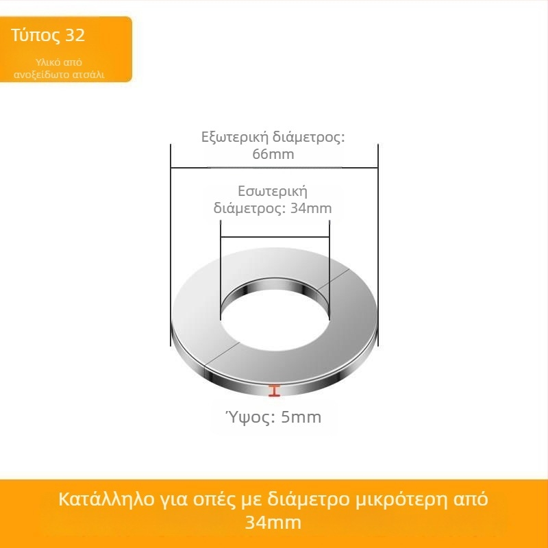 Lin Jie διακοσμητικό καπάκι σωλήνα από ανοξείδωτο χάλυβα