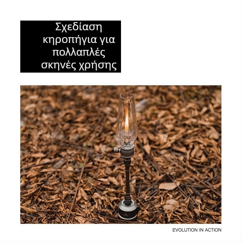 Yunzi φανάρι κατασκήνωσης με αέριο — λαμπτήρας πυρακτώσεως, επαναφορτιζόμενη τροφοδοσία, εξωτερικό φως για κάμπινγκ