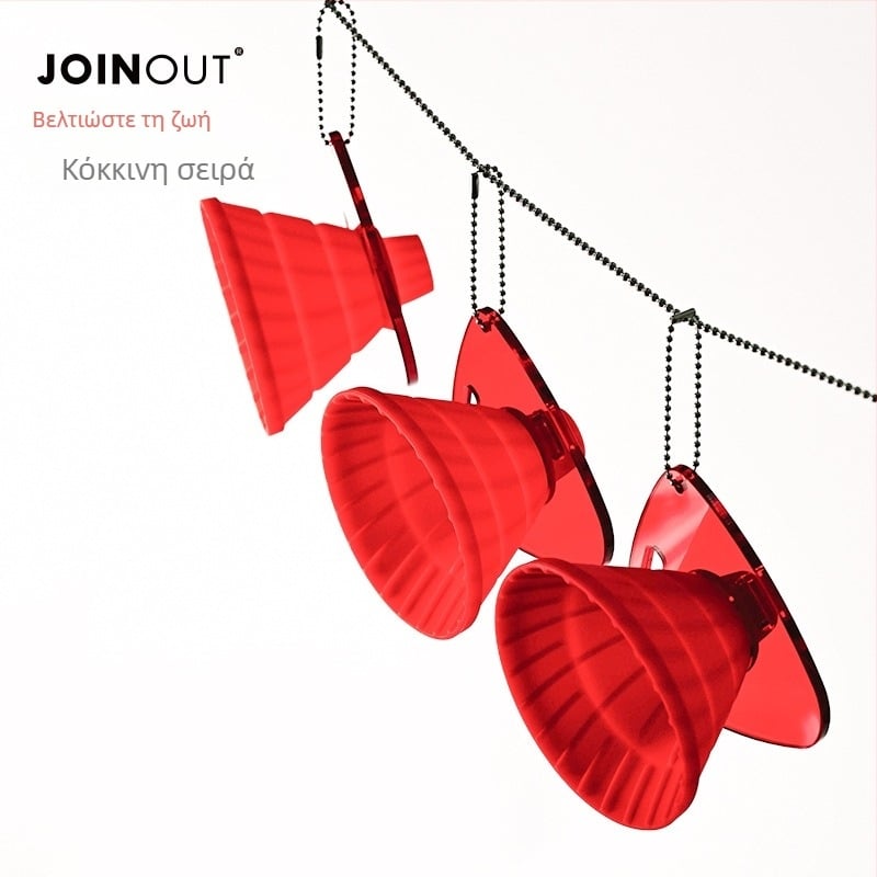 Πτυσσόμενο κύπελλο φίλτρου καφέ από σιλικόνη για V60, joinout, πλατίνας σιλικόνη, εξατομίκευση διαθέσιμη, για εξωτερικούς χώρους