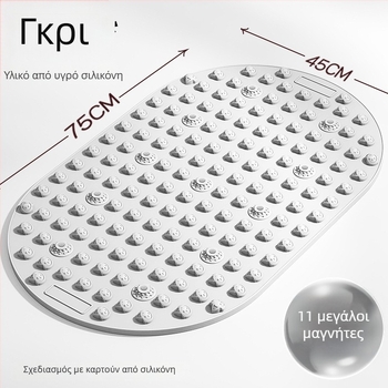 Μασάζ ποδιών μαξιλάρι με υγρή μαλακή σιλικόνη και πλακέ ακουπρεσούρ για εσωτερική χρήση σε τρέξιμο στη θέση · βάρος 800 g