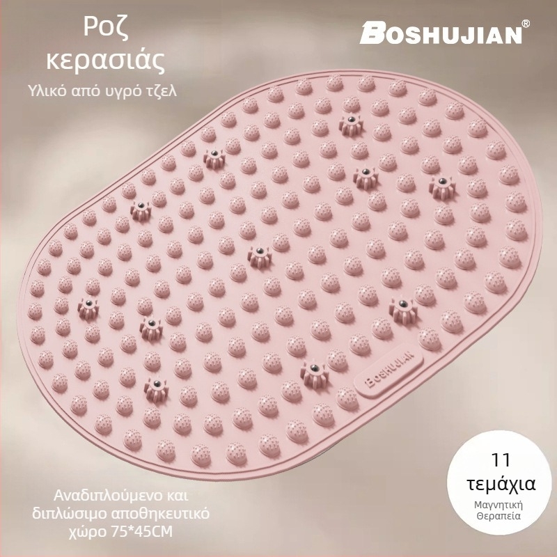 Μασάζ ποδιών μαξιλάρι με υγρή μαλακή σιλικόνη και πλακέ ακουπρεσούρ για εσωτερική χρήση σε τρέξιμο στη θέση · βάρος 800 g