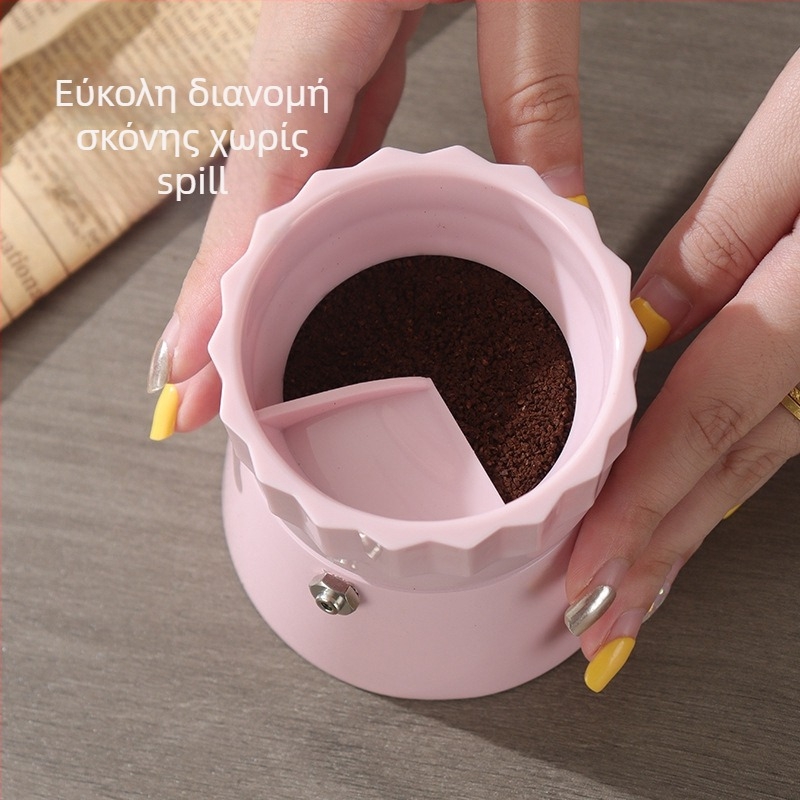 Διανομέας σκόνης για moka pot – χαριτωμένο στυλ, κράμα αλουμινίου, δυνατότητα εκτύπωσης λογότυπου, παραμετροποίηση