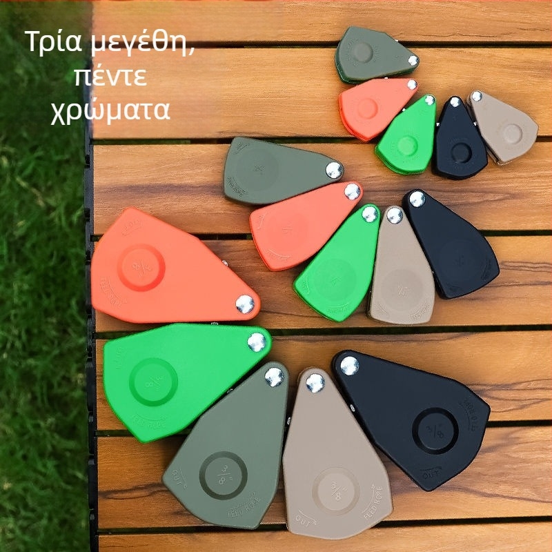 Τεντο- εξάρτημα με τροχαλία σκοινιού και τάση, ρυθμιστής με ανακλαστικό κρίκο για υπαίθριο κάμπινγκ