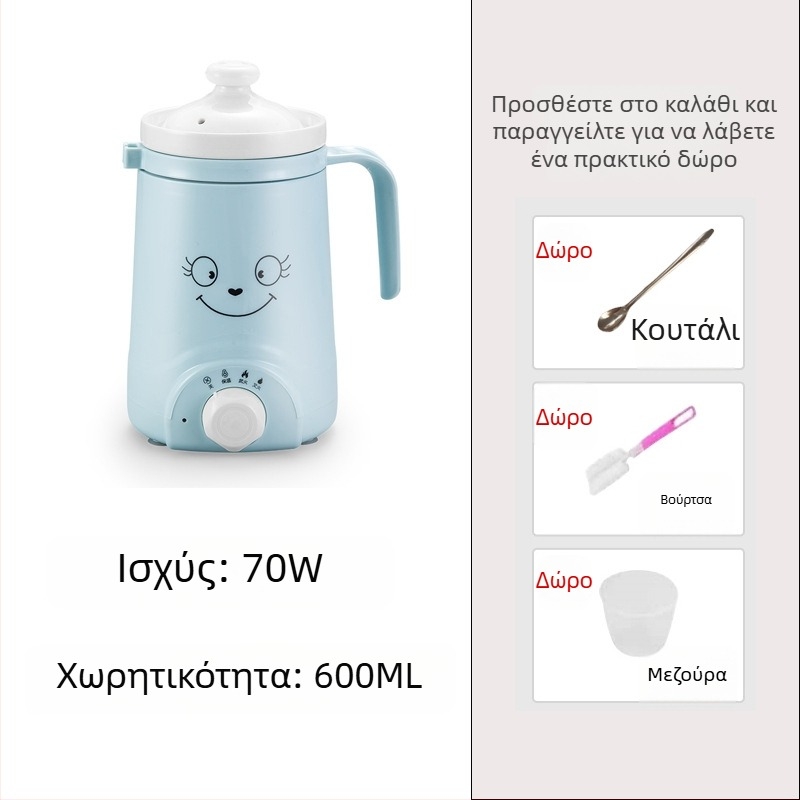 Ηλεκτρική κούπα θέρμανσης με ενσωματωμένο θερμαντικό πιάτο, μάρκα Emperor Meal, ισχύς κάτω από 1000 W, χωρητικότητα κάτω από 1 L, καλώδιο 0,7 m, κατάλληλη για 1–2 άτομα