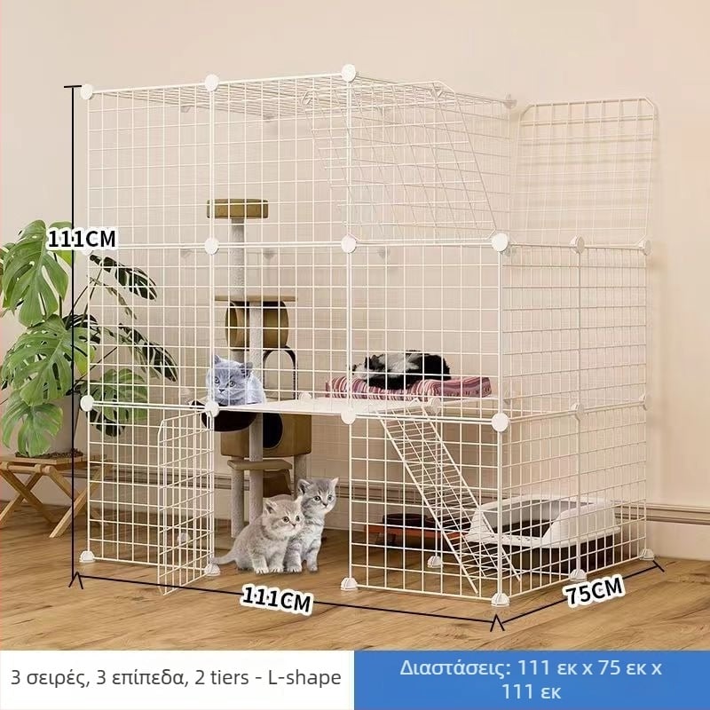 Sigmaρενιο κλουβί γάτας για εσωτερική χρήση — φωλιά/κλουβί κατοικίδιων