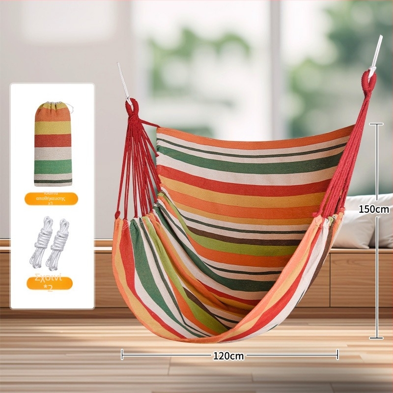 Χάμακ με επιφάνεια καμβά για εσωτερικούς/εξωτερικούς χώρους, χωρίς στήριξη, αντοχή έως 150 kg, βάρος 2 kg, προσαρμόσιμο.