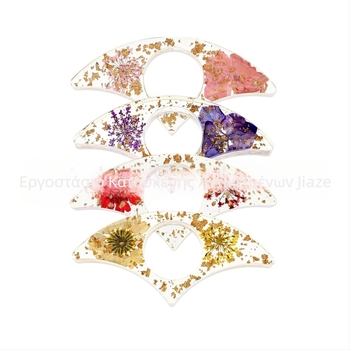 Πρέσα βιβλίου με αποξηραμένα λουλούδια και στήριγμα αντίχειρα — Jiaze, πλαστικό, Αρχαϊκό στυλ, Διαφανές μοντέλο, Βασική συσκευασία