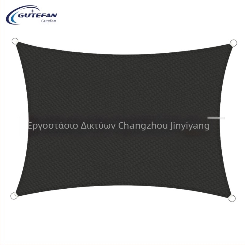 Τριγωνικό ύφασμα σκίασης από πολυεστέρα, 160GSM, δείκτης αδιαβροχοποίησης 300, επίστρωση PU, χωρίς εγκατάσταση