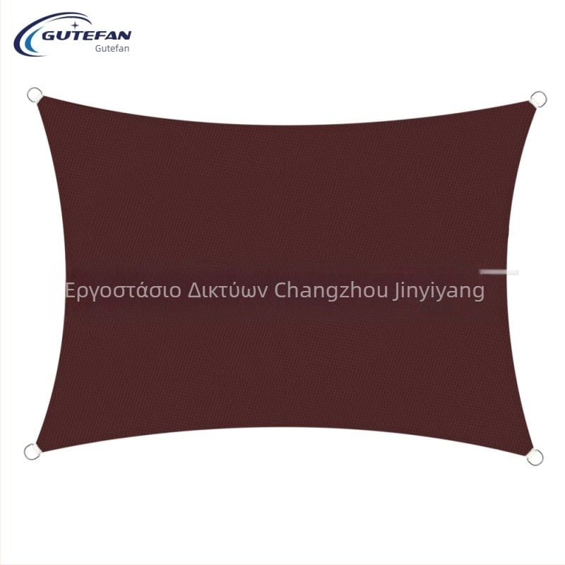 Τριγωνικό ύφασμα σκίασης από πολυεστέρα, 160GSM, δείκτης αδιαβροχοποίησης 300, επίστρωση PU, χωρίς εγκατάσταση