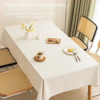Τραπεζομάντιλο, ορθογώνιο, PVC, αδιάβροχο, ανθεκτικό στα λίπη