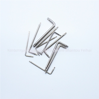 Torx κατσαβίδι με οπή, T6-T30, L-σχήματος διπλής όψεως κατσαβίδι με ενισχυμένο κλειδί