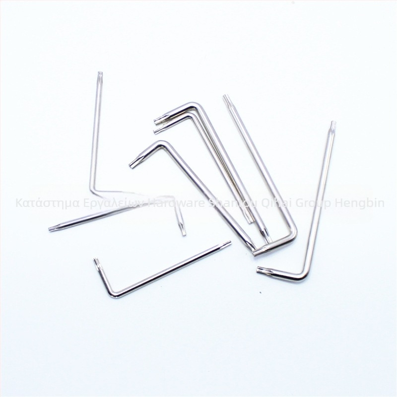 Torx κατσαβίδι με οπή, T6-T30, L-σχήματος διπλής όψεως κατσαβίδι με ενισχυμένο κλειδί