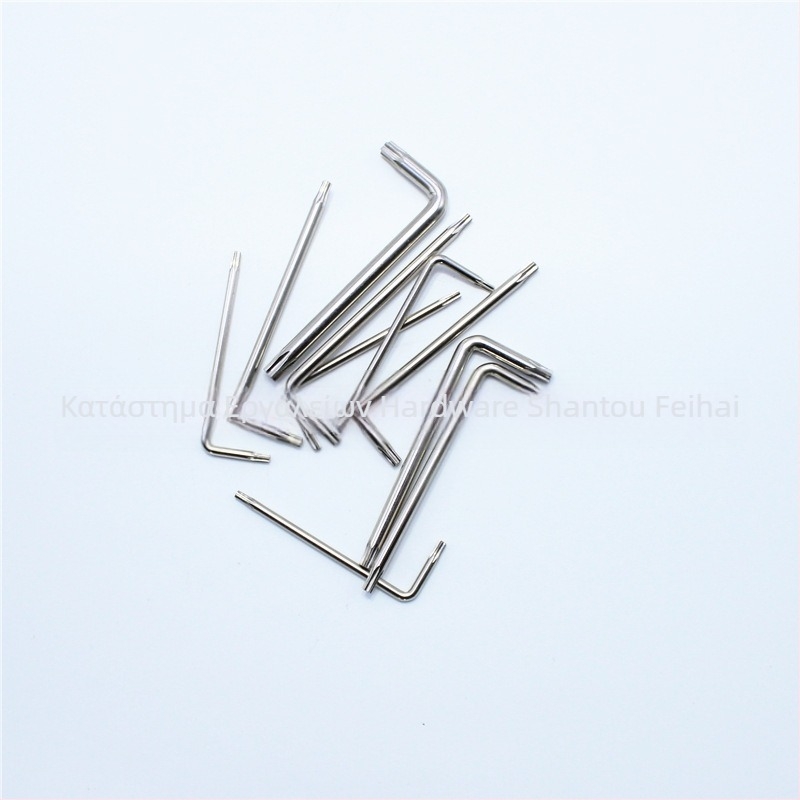 Torx κατσαβίδι με οπή, T6-T30, L-σχήματος διπλής όψεως κατσαβίδι με ενισχυμένο κλειδί