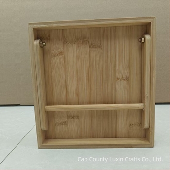 Ράφι μπαχαρικών τοίχου από μπαμπού, 12 διαμερίσματα, αναδιπλούμενο