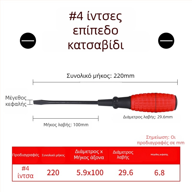 CHKL Κατσαβίδι με μόνωση, κεφαλή Philips από χάλυβα υψηλού άνθρακα
