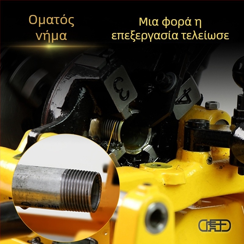 Tiger King ηλεκτρική μηχανή βιδώσεων σωλήνων, μήτρα τύπου 100, από ανθρακούχο χάλυβα και υψηλής ταχύτητας χάλυβα, για σωλήνες πυροσβεστικών δικτύων, US ιντσών προδιαγραφές