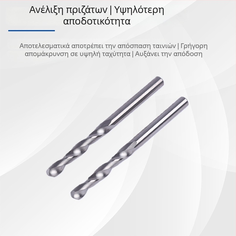 Σετ σπειροειδών τρυπανιών με κυκλικό άξονα, από κράμα βολφραμ, διάμετρος 3,85 mm, μήκος 50 mm, μάρκα Precision Diamond Tools