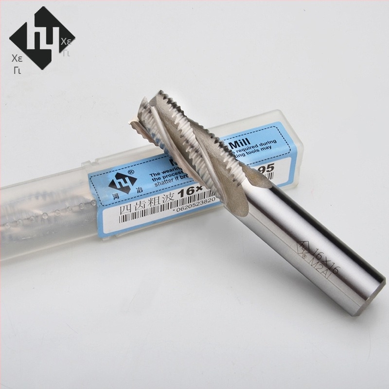 Φρέζα CNC με κυματοειδές άκρο και τετράφυλλη κοπή για άλεση καλαμποκιού