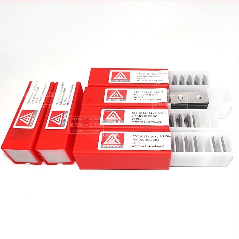 Luxembourg carbide blades – Σπειροειδής κεφαλή κοπής για τελική φρέζα, τετράπλευρο εργαλείο planing