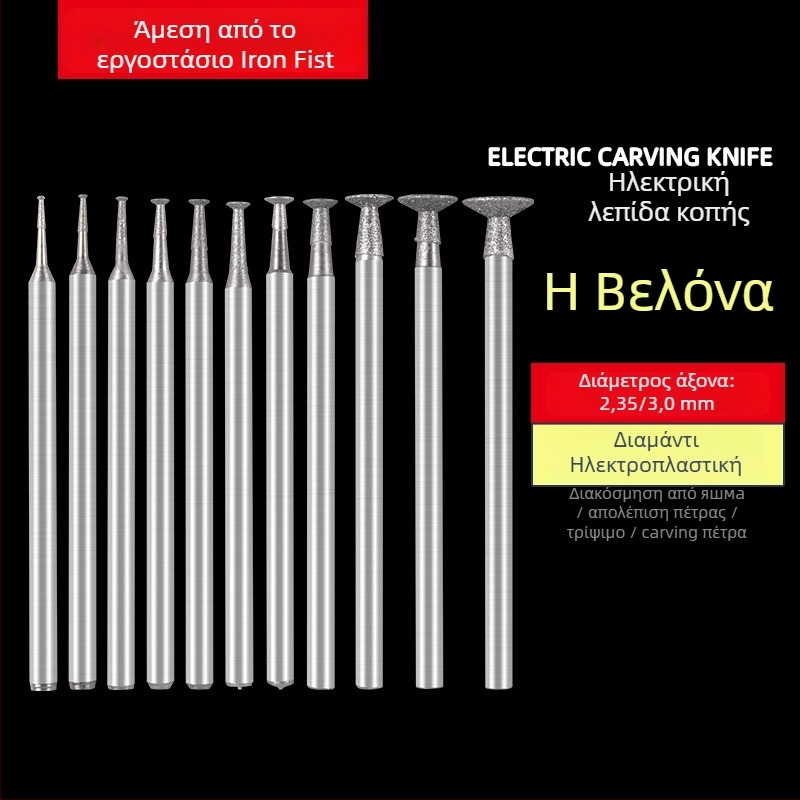 Κεφαλή Λάξευσης Νεφρίτη Emery, Μοντέλο H Needle, Iron Fist