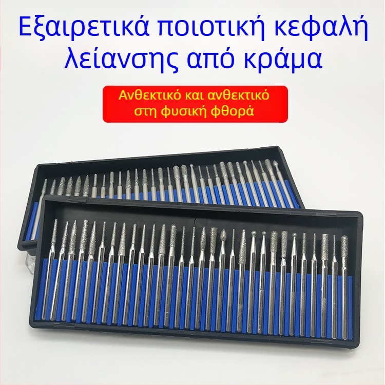 Κυλινδρική κεφαλή λείανσης διαμαντιού, κόκκος Α; κατάλληλη για επεξεργασία νεφρίτη, διαμόρφωση γωνιών και επεξεργασία αυλακιών