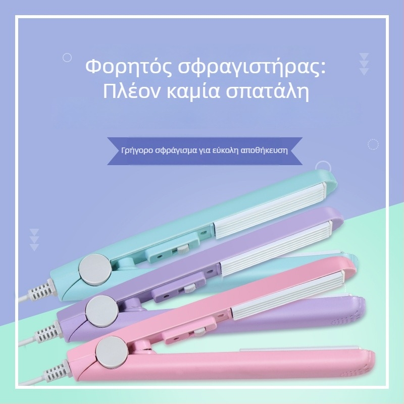 Yongtep χειροκίνητος σφραγιστής σακουλών γλυκών, πλάτος σφραγίδας 18 mm, εύρος θερμοκρασίας 0-100°C, φορητός