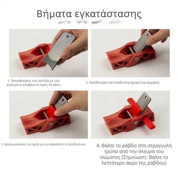 Χειροκίνητο εργαλείο ξυλουργικής για φασκίωση με στρογγυλεμένες γωνίες, εσωτερική γωνία και κοίλη άκρη