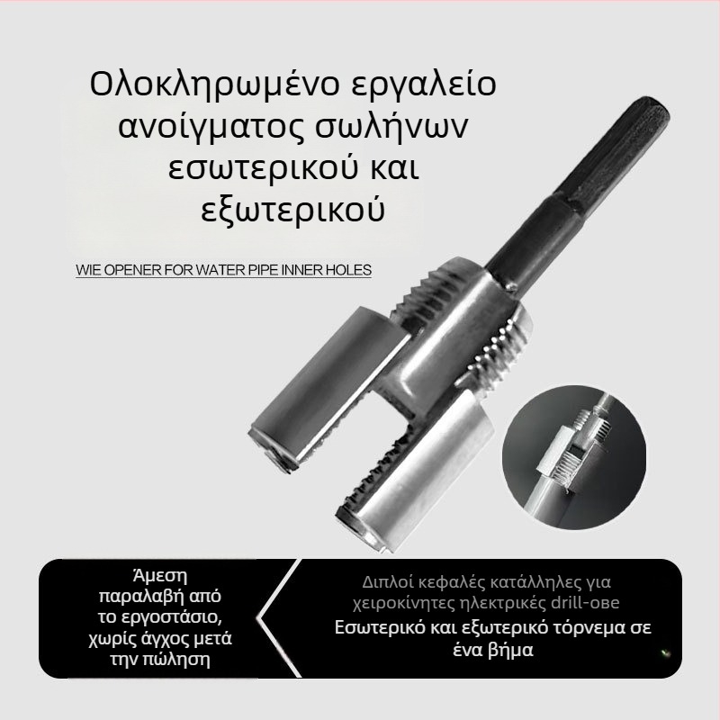 JUNHAO Σετ Tap & Die για σωληνώσεις PPR – εσωτερική και εξωτερική βίδωμα, ενσωματωμένο εργαλείο